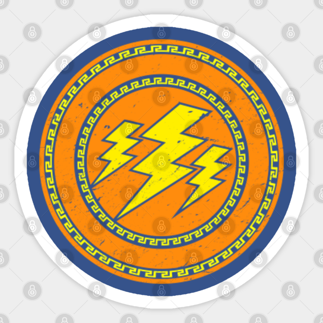 Zeus Shield Zeus Sticker TeePublic